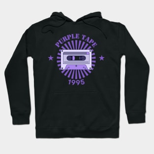 vintage purple tape 1995 Hoodie